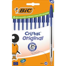 Ensemble de Stylos Bic Bleu (10 Unités)