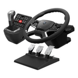 Hori Volant avec boîte de vitesses et pédales PC - HOR1727999673801 - Inclut Truck Simulator 2 et American Truck Simulator