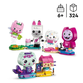 Lego Jeu Créatif Les Gabbychats - Gabby et la Maison Magique 11215 pour Enfants dès 6 Ans avec Marine, DJ Miaou, P'tichou et Plus