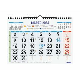 calendrier mural Finocam Multicouleur Papier 2026 30 x 21 cm