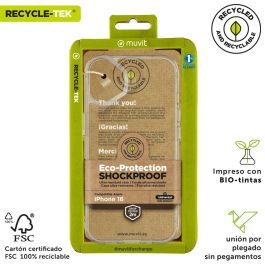 Protection pour téléphone portable Muvit for Change iPhone 16