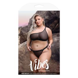 Ensemble de Lingerie Fantasy Lingerie Noir (Queen size)