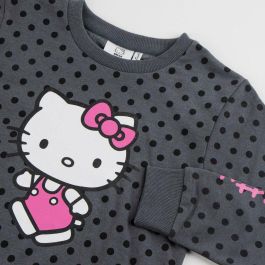 Sweat-shirt Enfant Hello Kitty Gris foncé