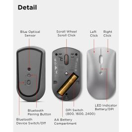 Souris sans-fil Lenovo Lenovo 600 Gris 2400 dpi