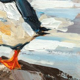 Toile DKD Home Decor Pin Toile 45 x 2,7 x 45 cm