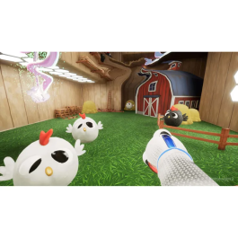 Just For Games ChromaGun 2: Dye Hard - Jeu de Puzzle et Aventure Nintendo Switch - Tir de peinture, Enigmes de couleurs, Univers futuriste et humoristique