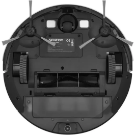 Sencor Aspirateur Robot SRV 4550WH - Aspiration et Lavage, Batterie 2600 mAh 100 min, Commande Appli et Télécommande