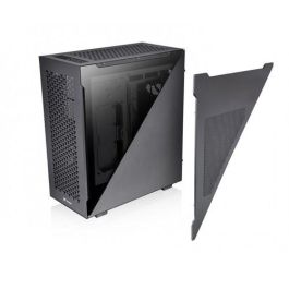 Thermaltake Divider 500 TG Air - CA-1T4-00M1WN-02 - Boîtier PC Midi-Tower Noir avec vitre latérale, support ATX, micro-ATX, Mini-ITX et 1 port USB-C