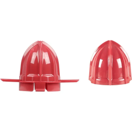 Livoo Presse-agrumes électrique DOD131RC - 25 W, avec 2 cônes (grand et petit), bol 700 ml, démarrage automatique, rotation bidirectionnelle - Rouge