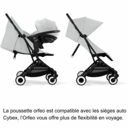 Cybex Poussette Ultracompacte et Confortable ORFEO 4 Roues Gris Niebla CYB4063846512911