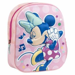 Cartable 3D Minnie Mouse Rose 25,0 x 31,0 x 10,0 cm
