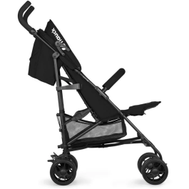 Hauck Poussette Canne Fold N Care Noir - 4 Roues Pivotantes, Léger 7.6 kg, Siège de 6 Mois à 22 kg, Dossier 5 Positions, Harnais 5 Points, Protection Solaire UPF 50+