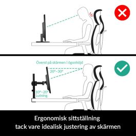 Support de table d'écran Arctic AEMNT00039A 32" 13"