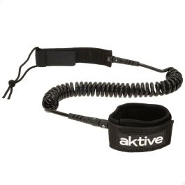 Leash Aktive Noir 20 cm Spirale Paddle Surf