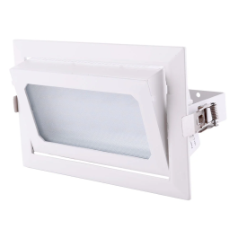 Downlight LED Rectangulaire Orientable 30W 5000 Lm 2700K 40.000H HO-COB-R-OR-30W-WW