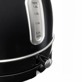 Sweiss Hervidor KTL9 Bouilloire Vintage 2200W 1.8L Base Pivotante Noir