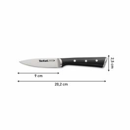 Couteau de cuisine Tefal K2320514 ICE FO Noir Acier inoxydable 9 cm