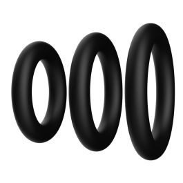 Anneau Pénis Forto Noir (Taille unique)