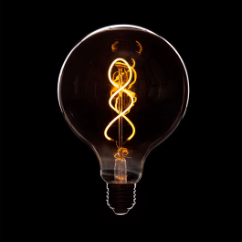 Ampoule LED E27 4W 380Lm 2000K Filament G125 40000H [WR-G125-4W-R-SG]