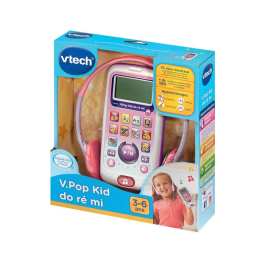 Vtech V.Pod Kid Do, Ré, Mi rose - 3-6 ans - Lecteur de musique et écouteurs - Français