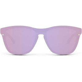 Hawkers ONE VENM HYBRID Lunettes de Soleil Unisexe Monture Noire Lentilles Lila Effet Miroir