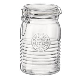 Pot en verre Bormioli Rocco Officina Transparent verre 1,15 L (6 Unités)