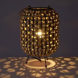 Lampe de bureau Noir Métal Jacinthe d'eau 40 W 220-240 V 21 x 21 x 30 cm