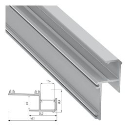 Profil Aluminium IPA12 2,02M