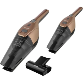 Sencor SVC 0606GD Aspirateur balai sans fil 3 en 1 avec filtration HEPA, autonomie 45 min et brosse rotative, mini brosse pour poils d'animaux