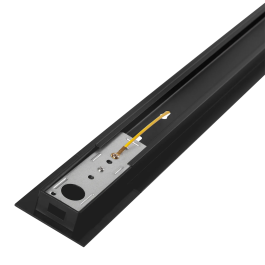 HO - Rail Monofasique LED 2M Noir Encastrable HO-218000CARRIL-N-2M-EM