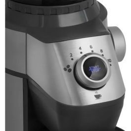 Sencor SCG 6050SS Moulin à Café Électrique avec Meules en Acier - 15 Niveaux de Mouture - 350 g - 150 W