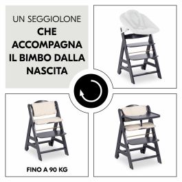 Chaise haute Hauck Marron Gris foncé