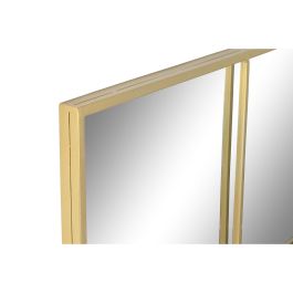 Miroir mural Home ESPRIT Doré Fenêtre 122 x 1 x 122 cm