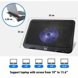 Support de refroidissement pour ordinateur portable Ewent EW1250