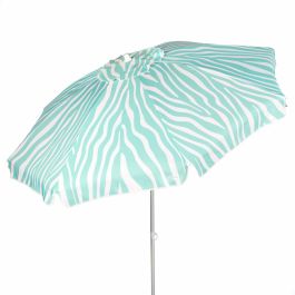 Parasol de plage Aktive Bleu 200 x 195 x 200 cm (6 Unités)