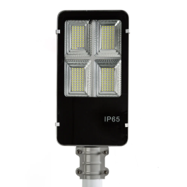 BX3 LIGHT Farola LED solaire 150W 7500Lm, Blanc froid 6000K, IP65, avec capteur de mouvement et crépusculaire, Autonome, Réf: BX3-SLABS150W-CW