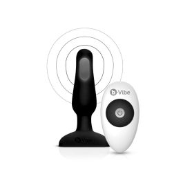 Plug anal avec télécommande B-Vibe NOVICE Noir