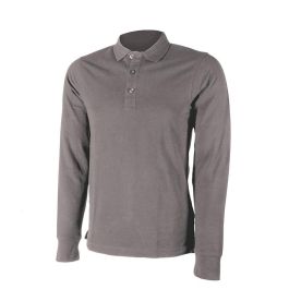 PAYPER Polo Coton Piqué Manches Longues Col Côte Gris Clair Taille M Precio: 19.95. SKU: B1523LN33D