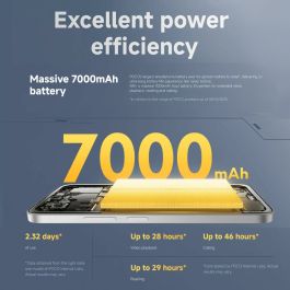 Smartphone Xiaomi POCO M7 8-256 SV Octa Core 8 GB RAM 256 GB Argenté 6,9"