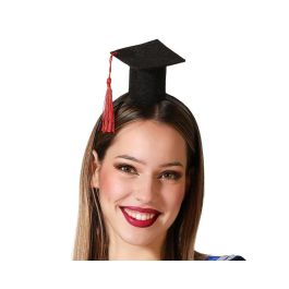 Diadème pour femme adulte avec petit chapeau noir de diplômée - Accessoire de fête d'étudiante pour costume de professeur ou cérémonie de remise des diplômes Precio: 10.5. SKU: B195243NRK