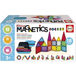 Educa Estuche Magnético EDU8412668202719 - Jeu de Construction avec 18 Blocs Magnétiques, 2 Animaux, 8 Cartes - Dès 3 Ans Precio: 29.4999996. SKU: B17AWTLHYH
