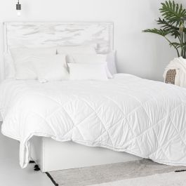 Remplissage de couette HappyFriday Basic Blanc 120 + 250 g/m² 180 x 220 cm (2 Pièces)