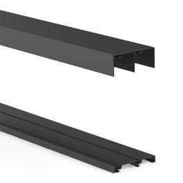 HERRAJES ALK Jeu de Guides en Aluminium Bond Noir Mate Longueur 2 Mètres Precio: 50.4999996. SKU: B1KD47PNPG