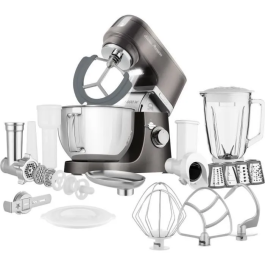 Sencor Robot Pâtissier STM 6377CH - 1000 W, Bol Inox 4.5L, Batteur Pétrisseur FLEXI, Hachoir, Mixeur, 6 Ans Garantie, 5 Accessoires, Éclairage LED Precio: 271.5. SKU: B14TZTY2V7