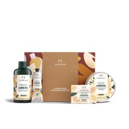 The Body Shop Coffret Lait d'Amande Bien-être 4 pièces - Nettoyant Doux, Hydratation Profonde, Soins Délicats