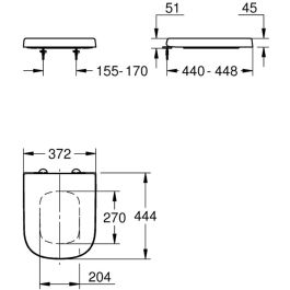Abattant WC Grohe Blanc