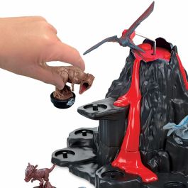 Epoch Jeu de société Jurassic World Shaky Volcano EPO5054131075098 - Le volcan entre en éruption, il faut sauver les dinosaures !