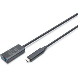 DIGITUS Verlängerungskabel USB-C->USB-A St./Bu. 10G 5,00m