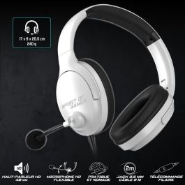 Casques avec Microphone Spirit of Gamer Pro H4 Blanc