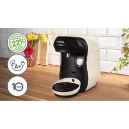 Bosch TASSIMO T10 Happy Vanille - Machine à café multi-boissons 1400W avec réservoir 0,7L et nettoyage automatique